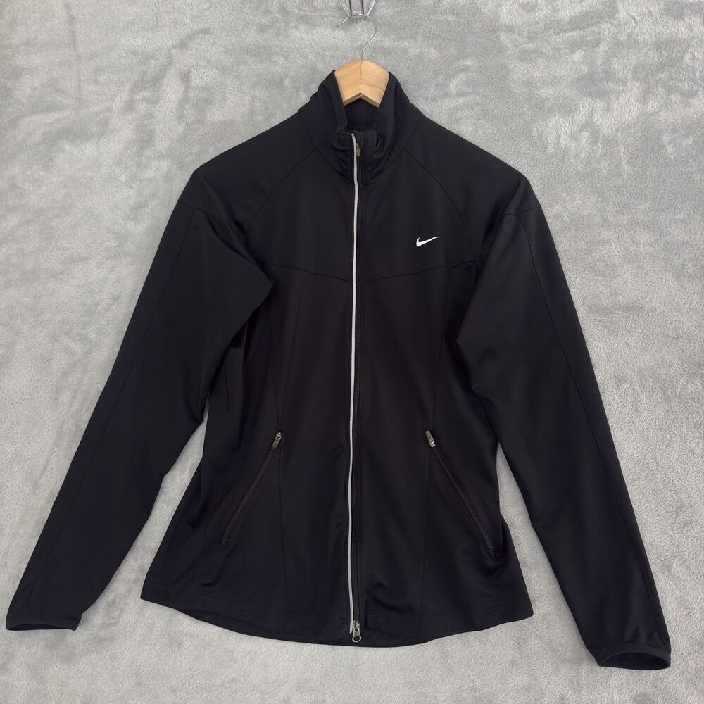 Nike Women's Training Jacket Running Medium 384375 Black